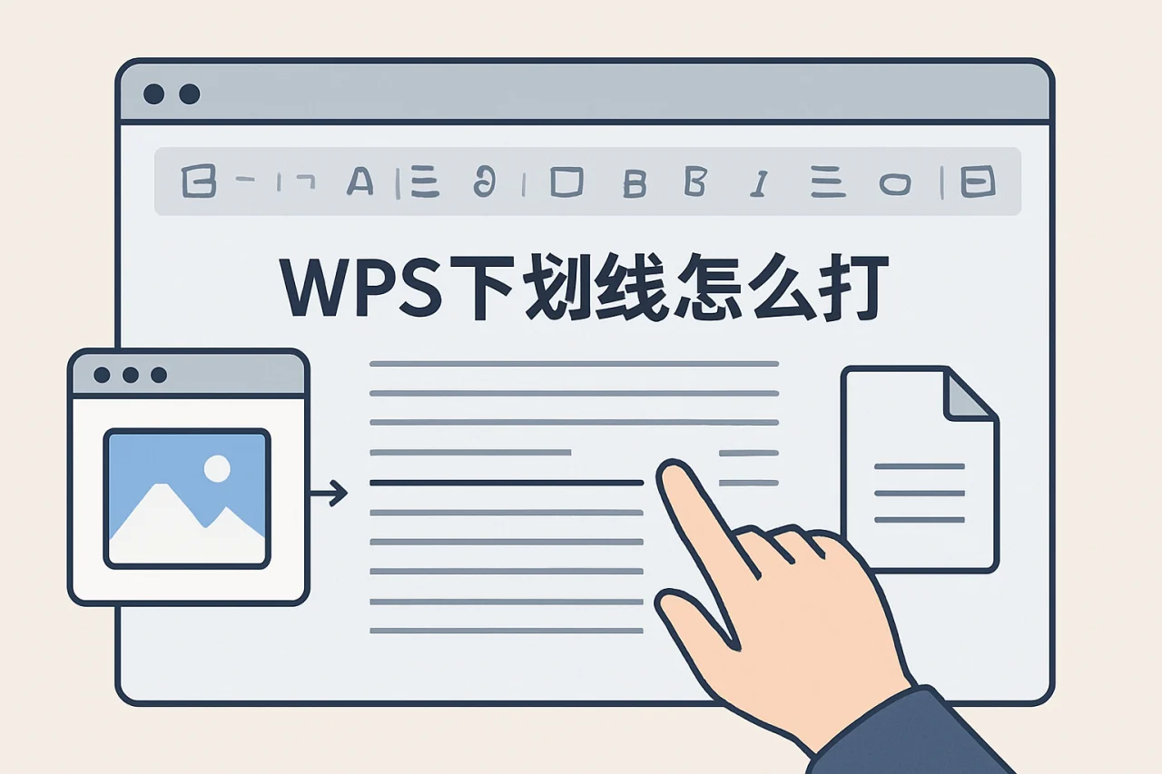 wps下划线怎么打