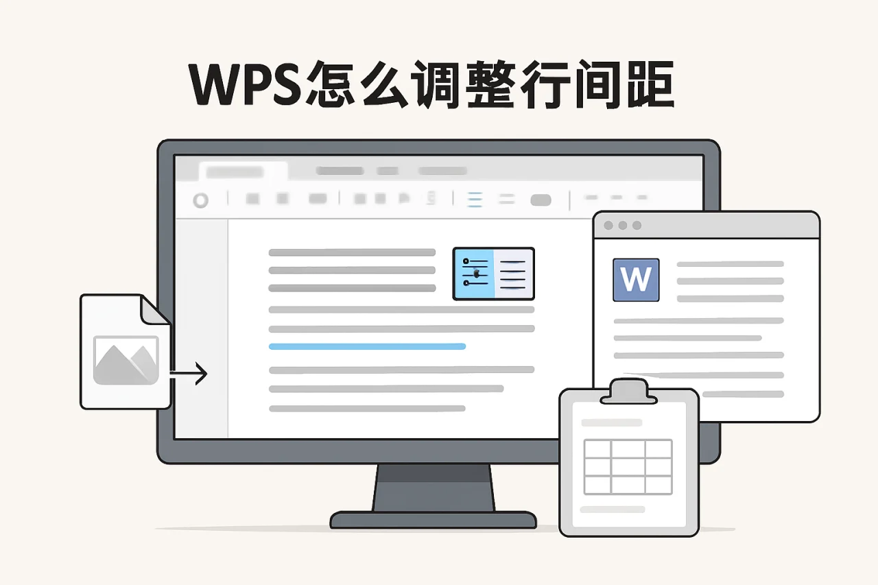 wps怎么调整行间距