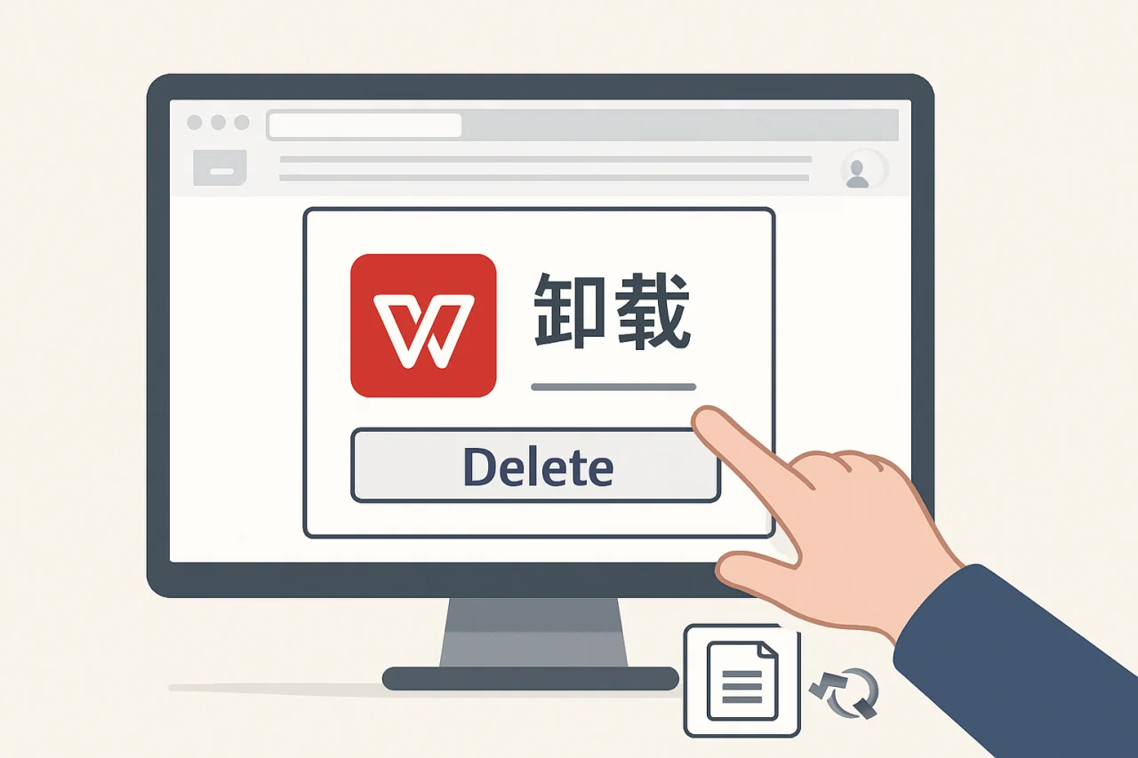 wps卸载