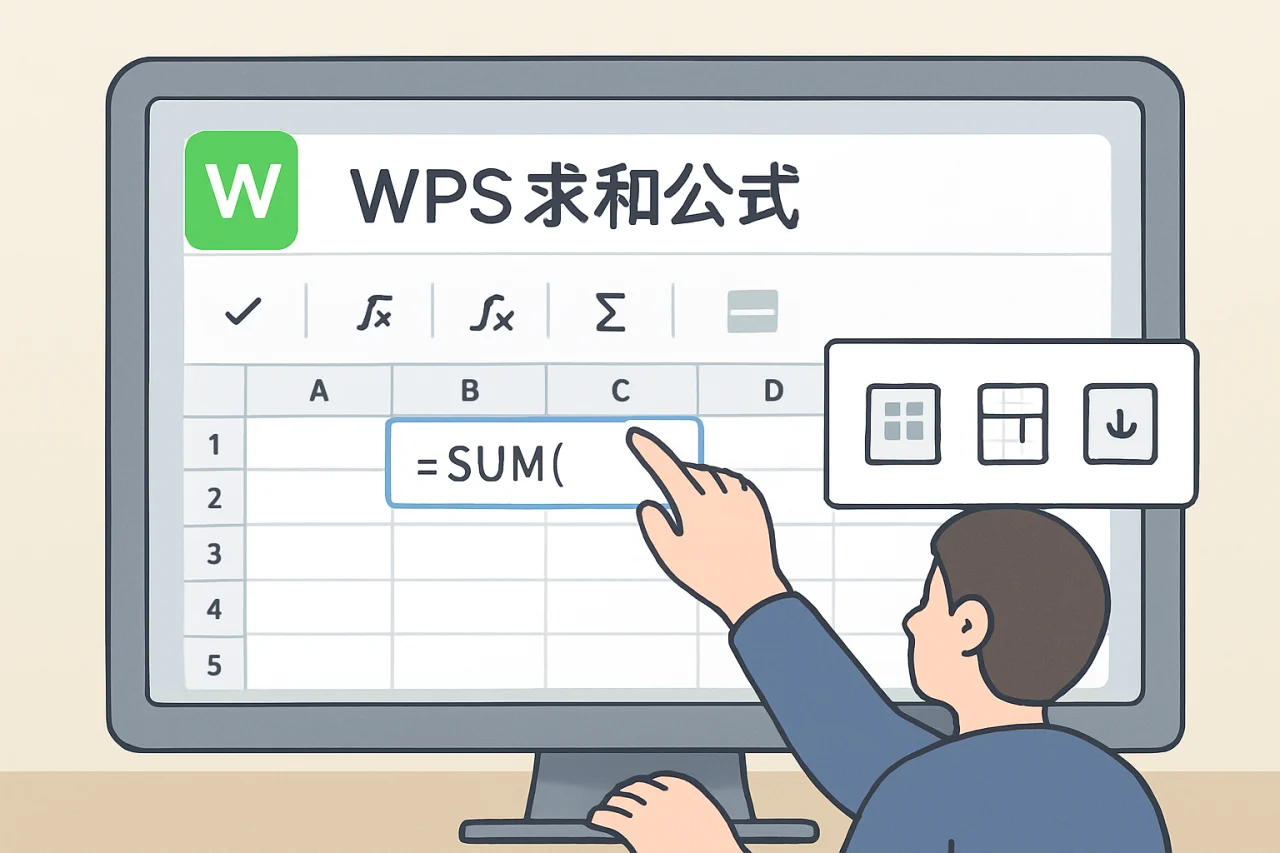 wps求和公式