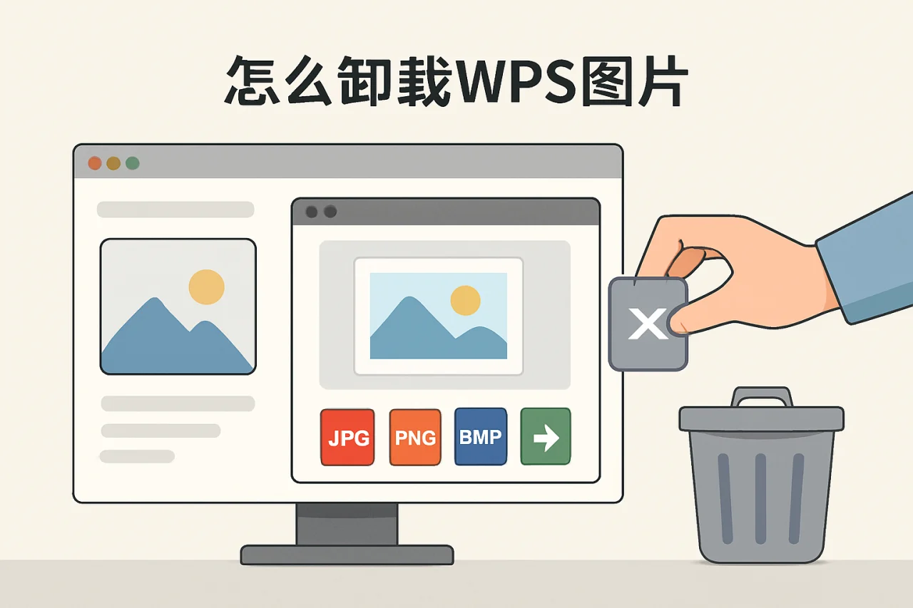 怎么卸载wps图片