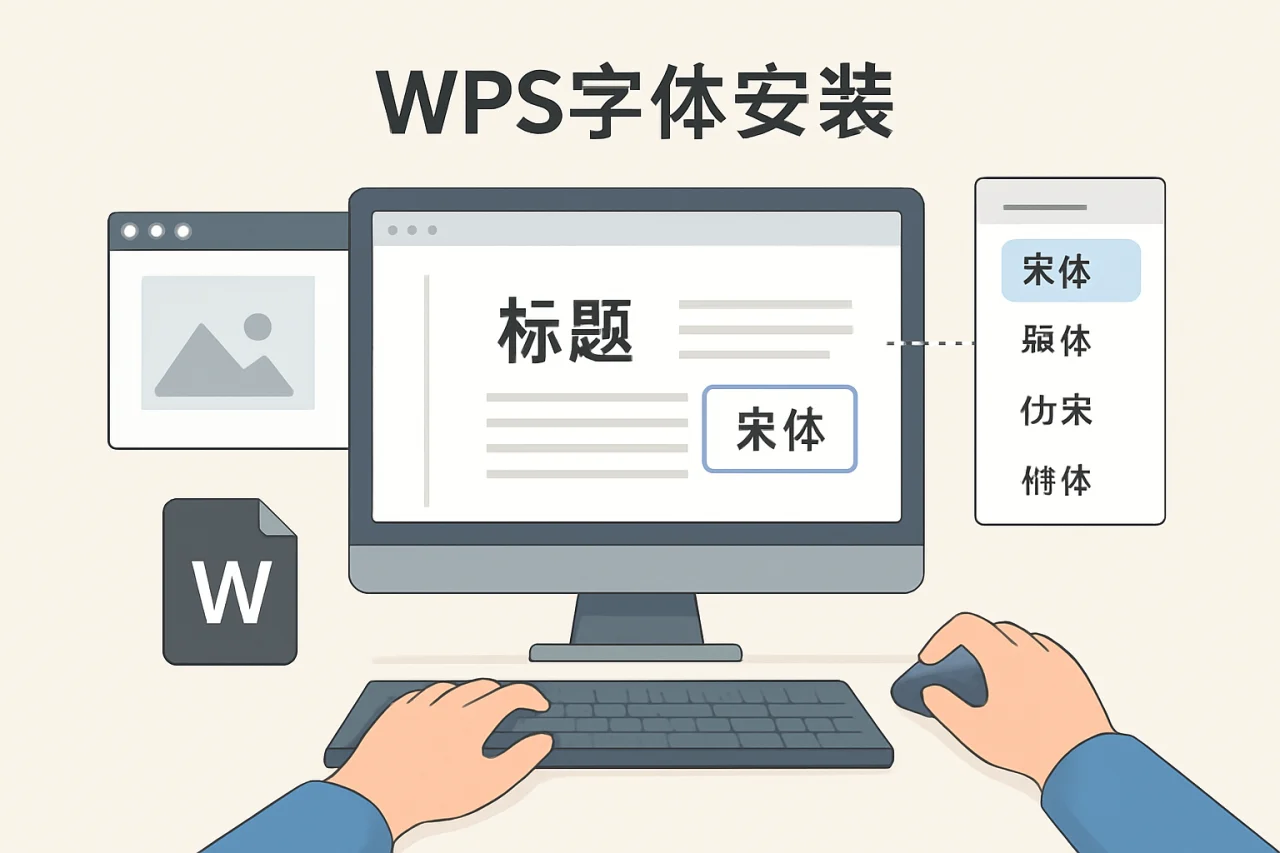 wps字体安装