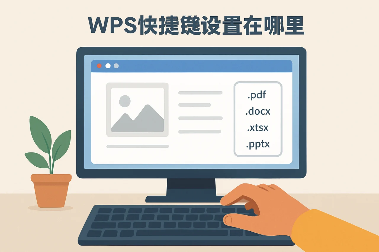 wps快捷键设置在哪里