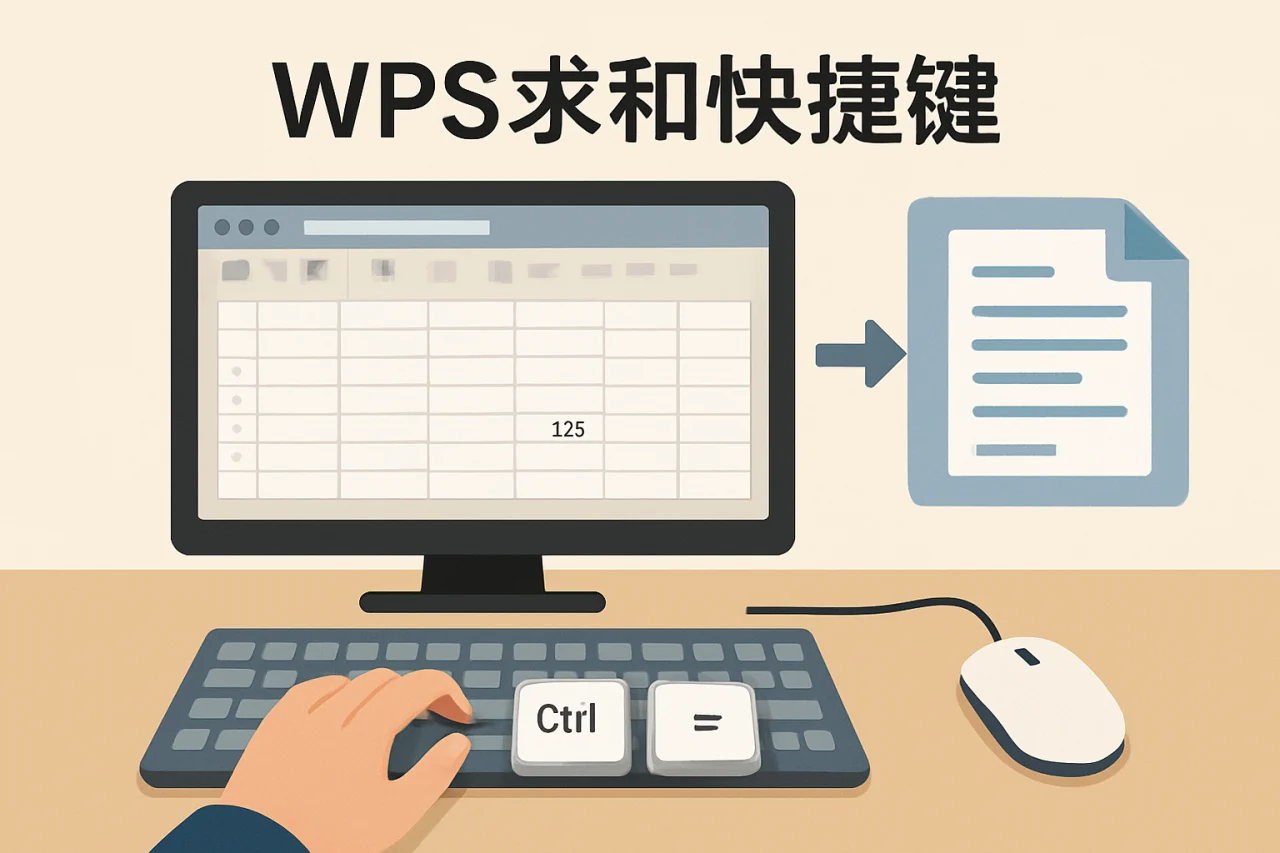 wps求和快捷键