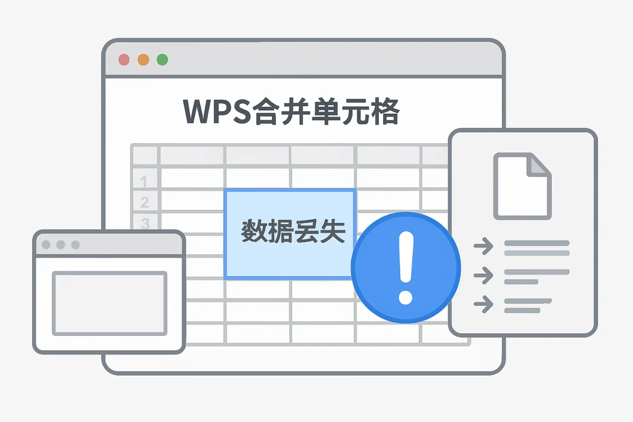 wps合并单元格