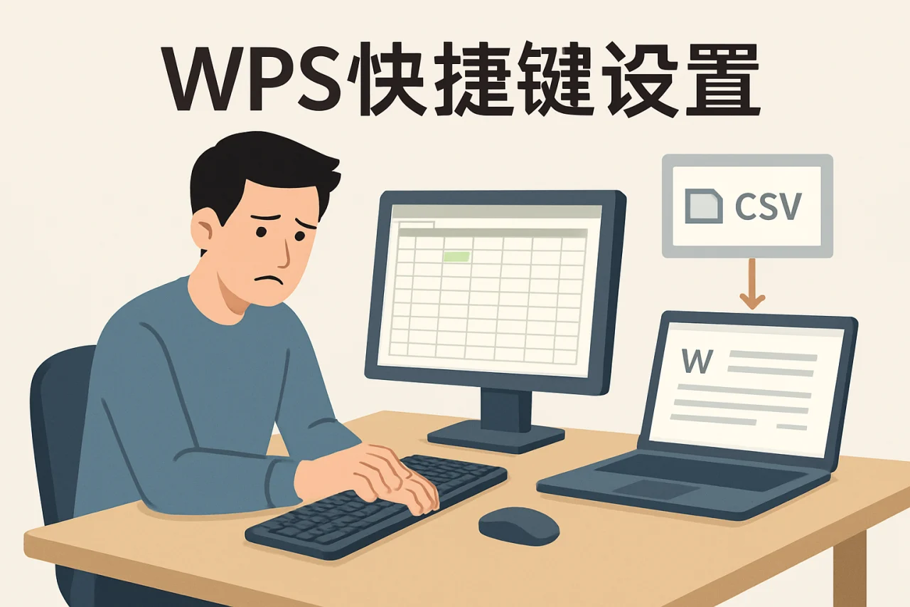 wps快捷键设置