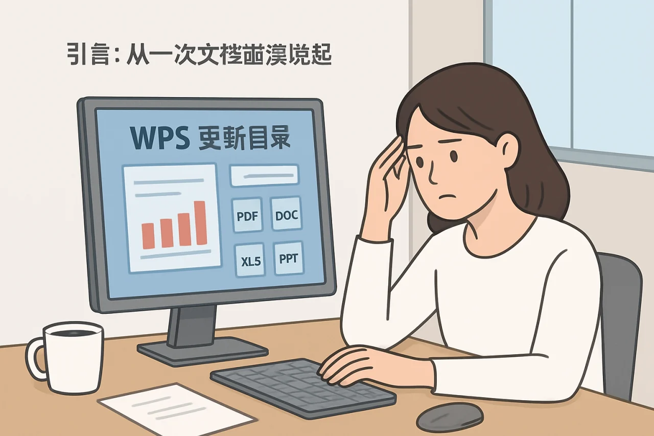 wps更新目录