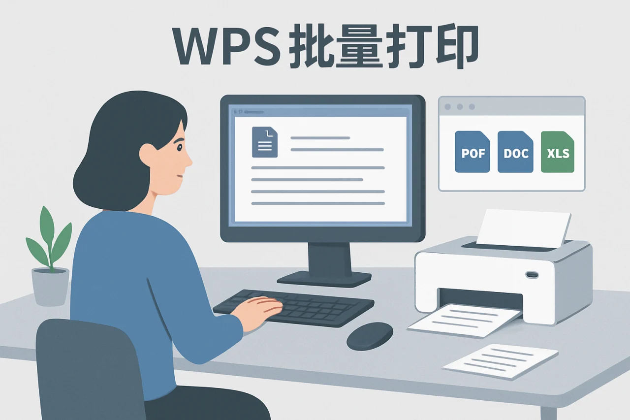 wps批量打印