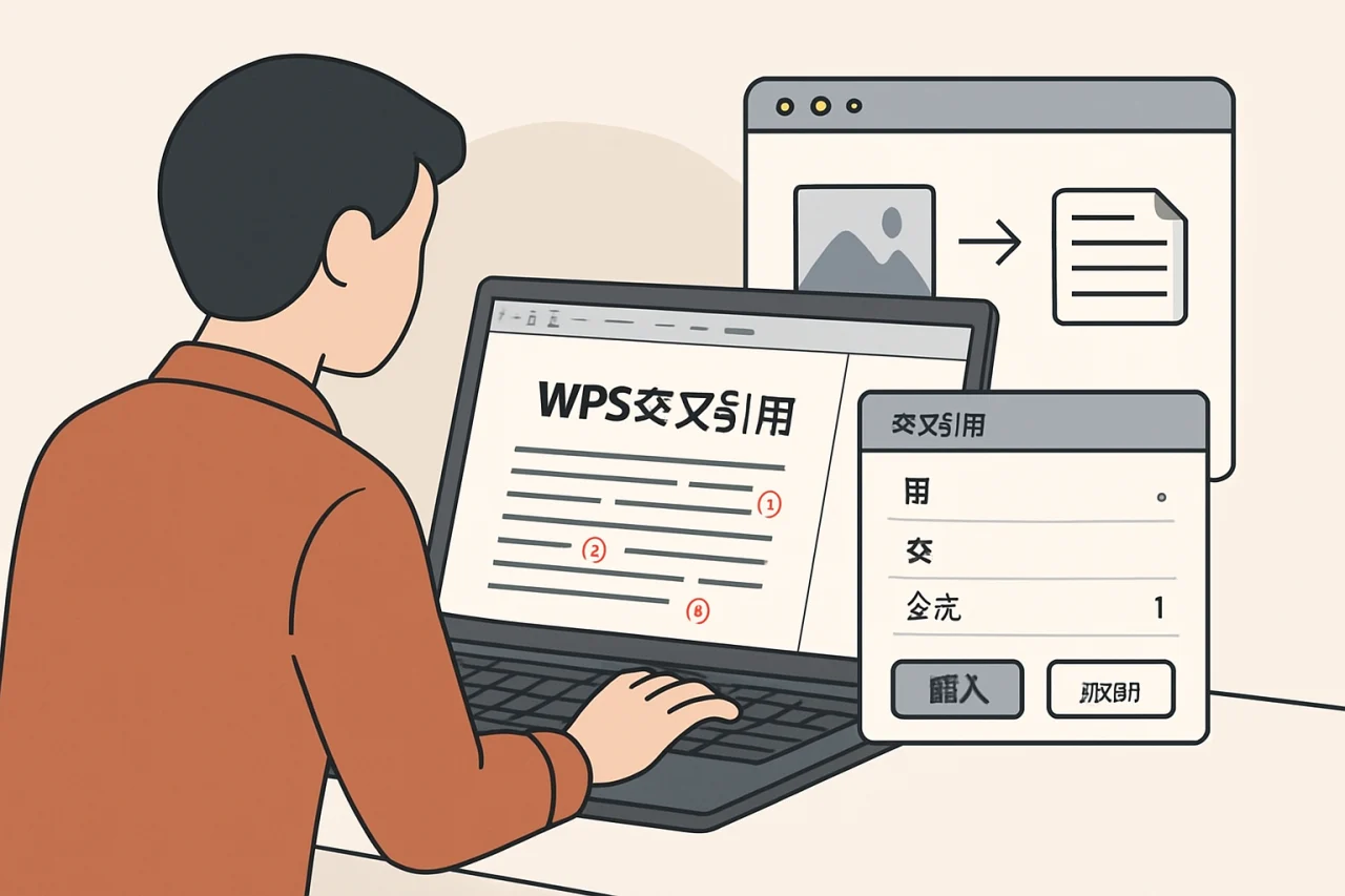 wps交叉引用