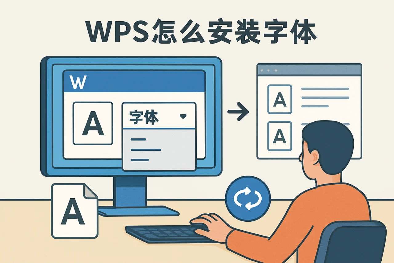 wps怎么安装字体