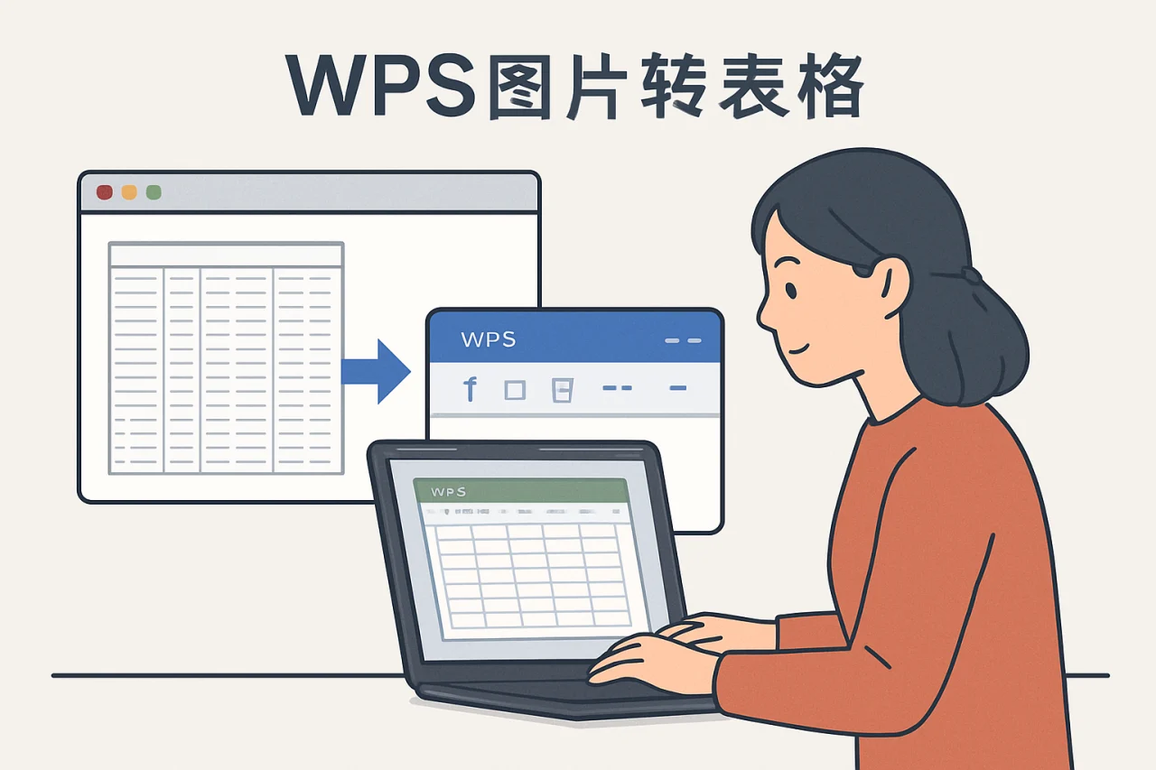 wps图片转表格