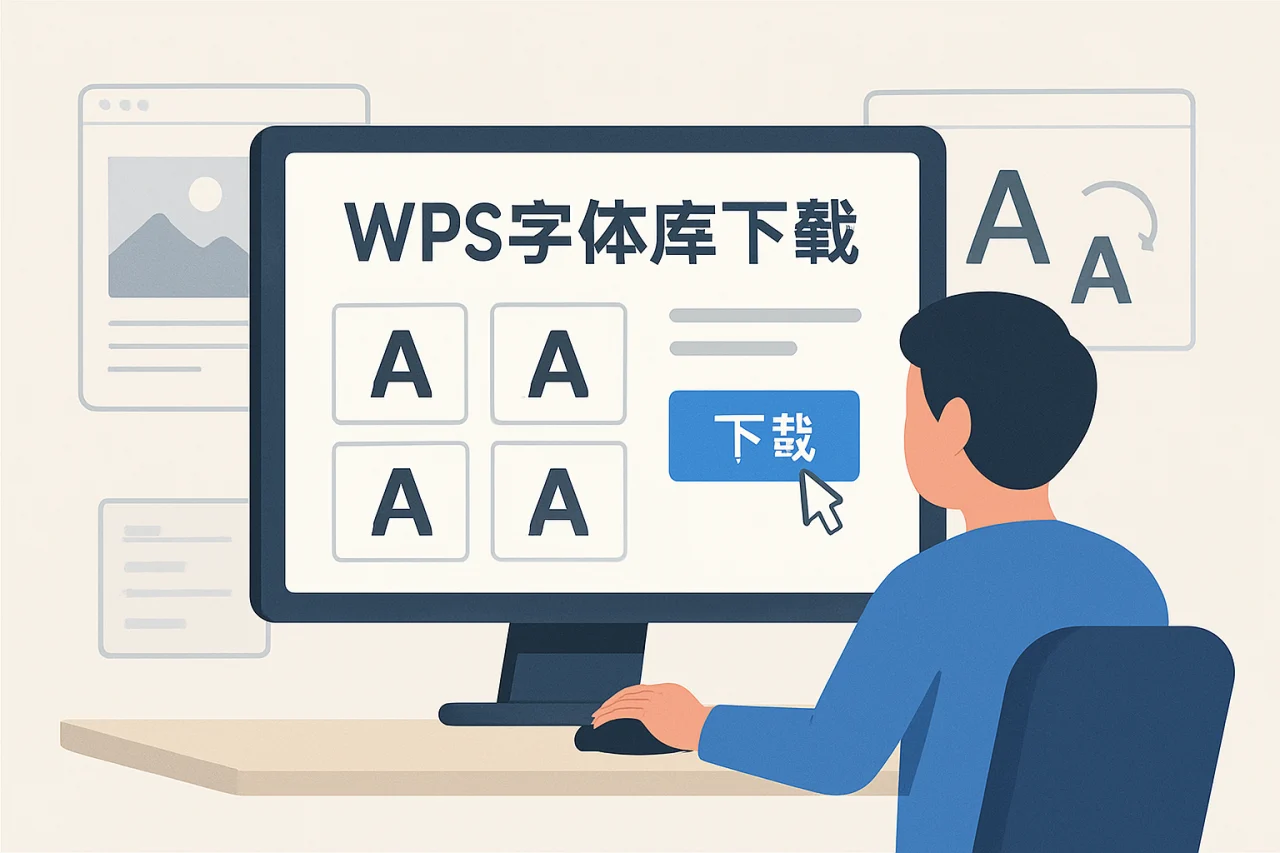 wps字体库下载