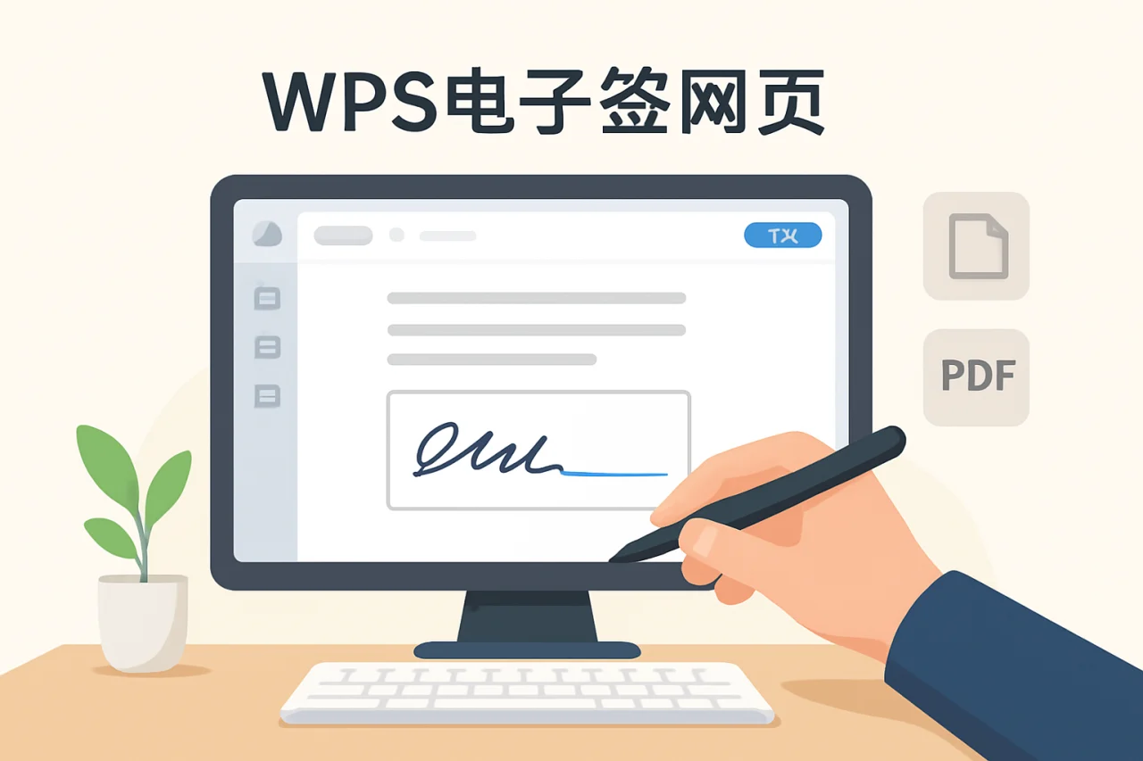 wps电子签网页