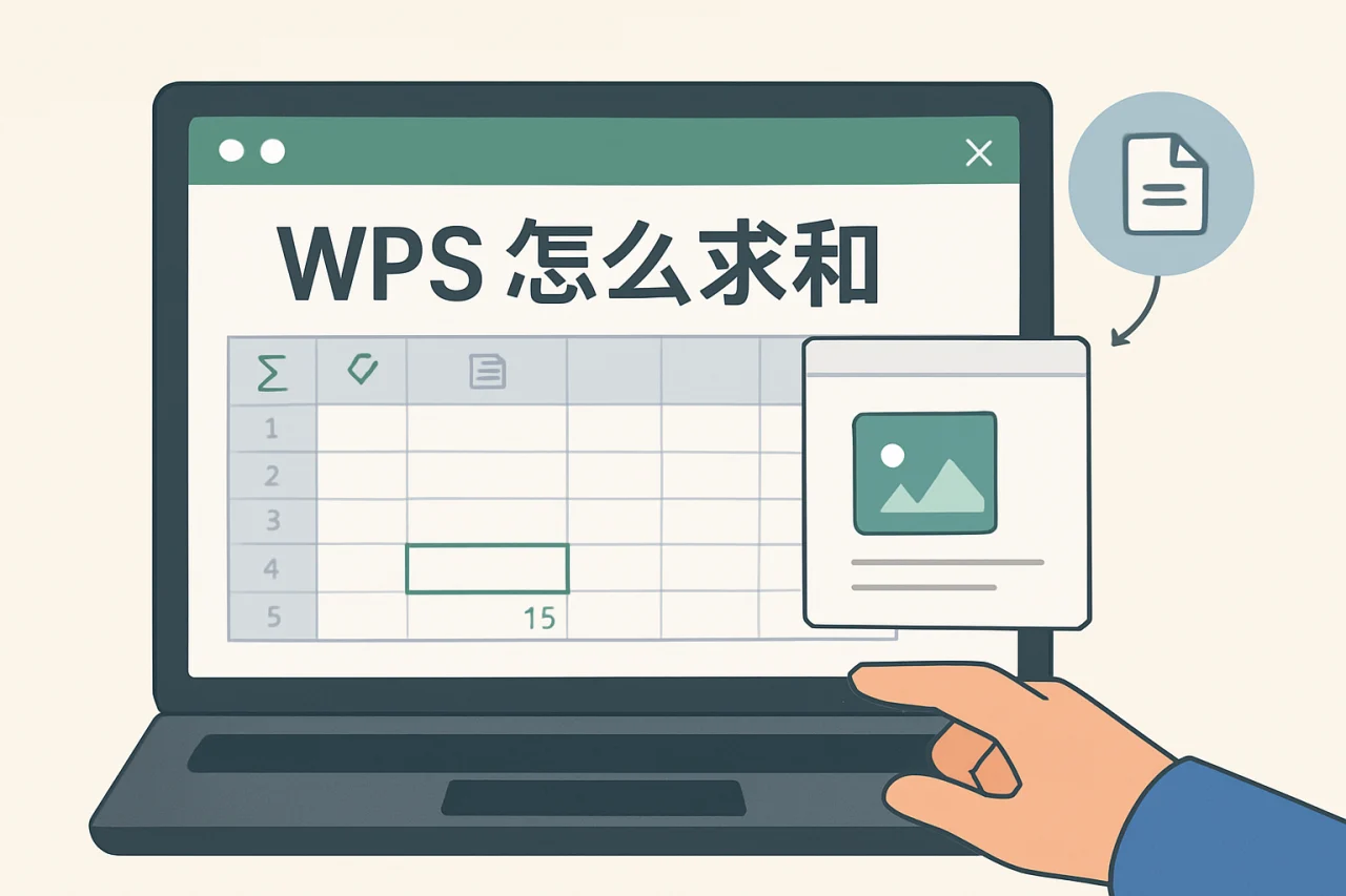 wps怎么求和