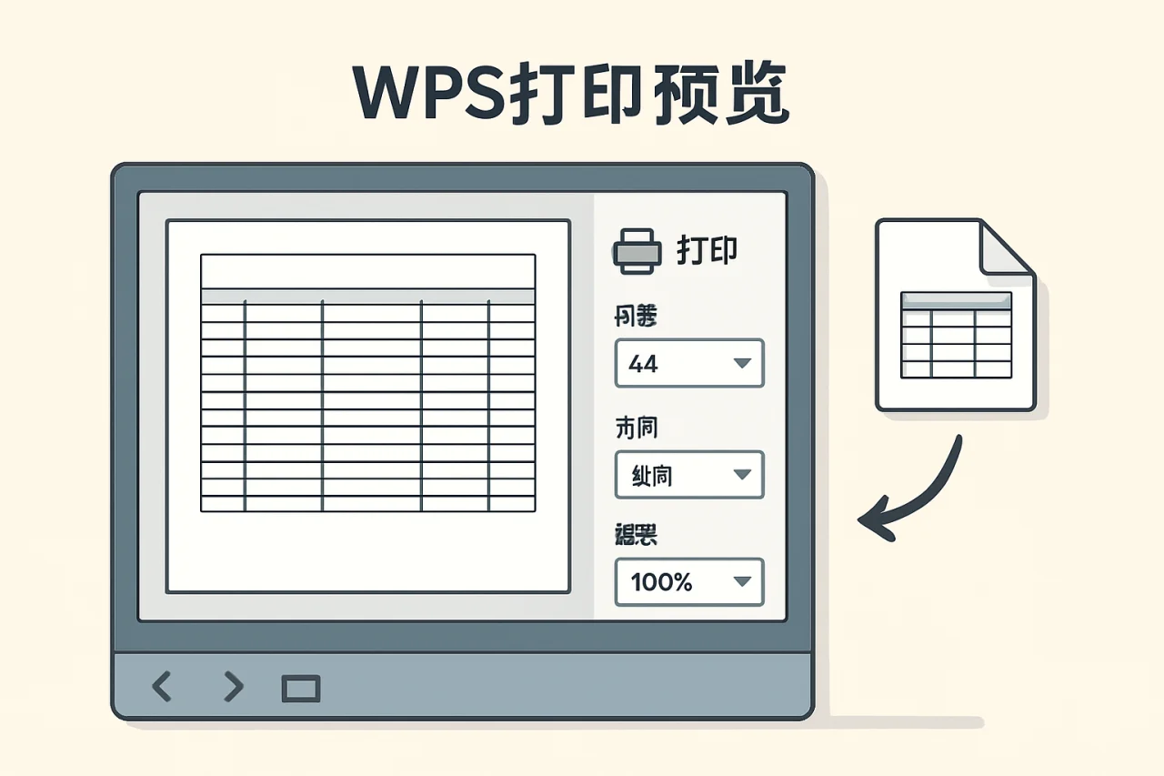 wps打印预览