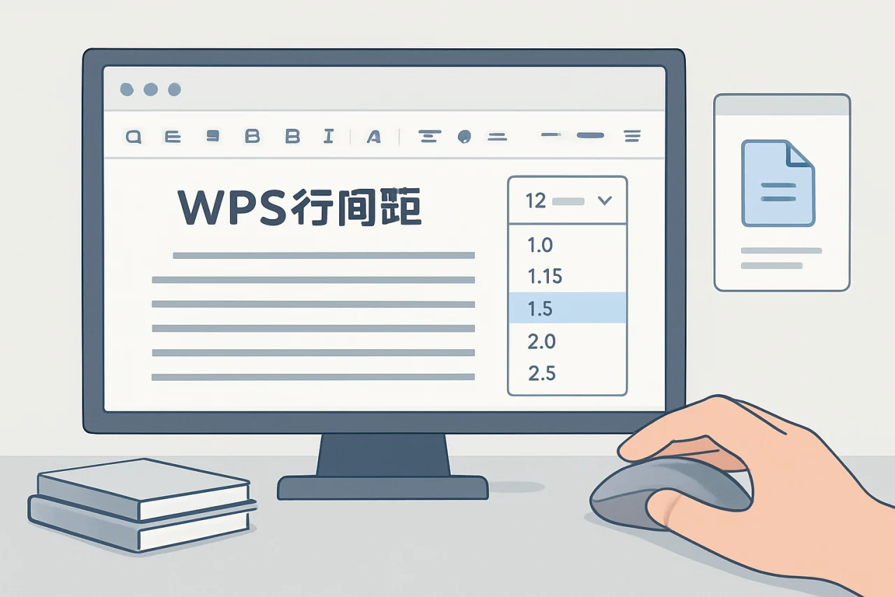 wps行间距